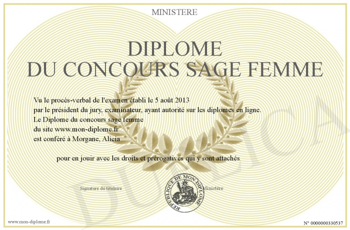 diplome universitaire sage femme
